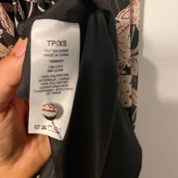 Dynamite Black Floral Dress - Picture 3 of 16